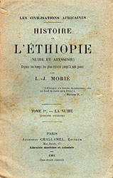 HISTOIRE DE L'ETHIOPIE - (Nubie et Abyssinie) - MORIE' Louis-J