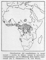 Distribuzione del cannibalismo (antropofagia)