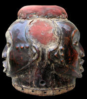 Maschera casco Janus  "Okum Ngbe" - ANYANG (Anang): Nigeria Sud-Est - Regione del Cross River