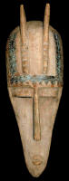 Maschera  "N'golo" - Bamana (Bambara) : Regione di San, Mali.