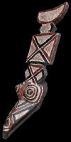 Maschera facciale  " Uccello (Calao)" - GURUNSI / NUNUMA (Bwa): (Regione di Tiereba?) - Burkina Faso