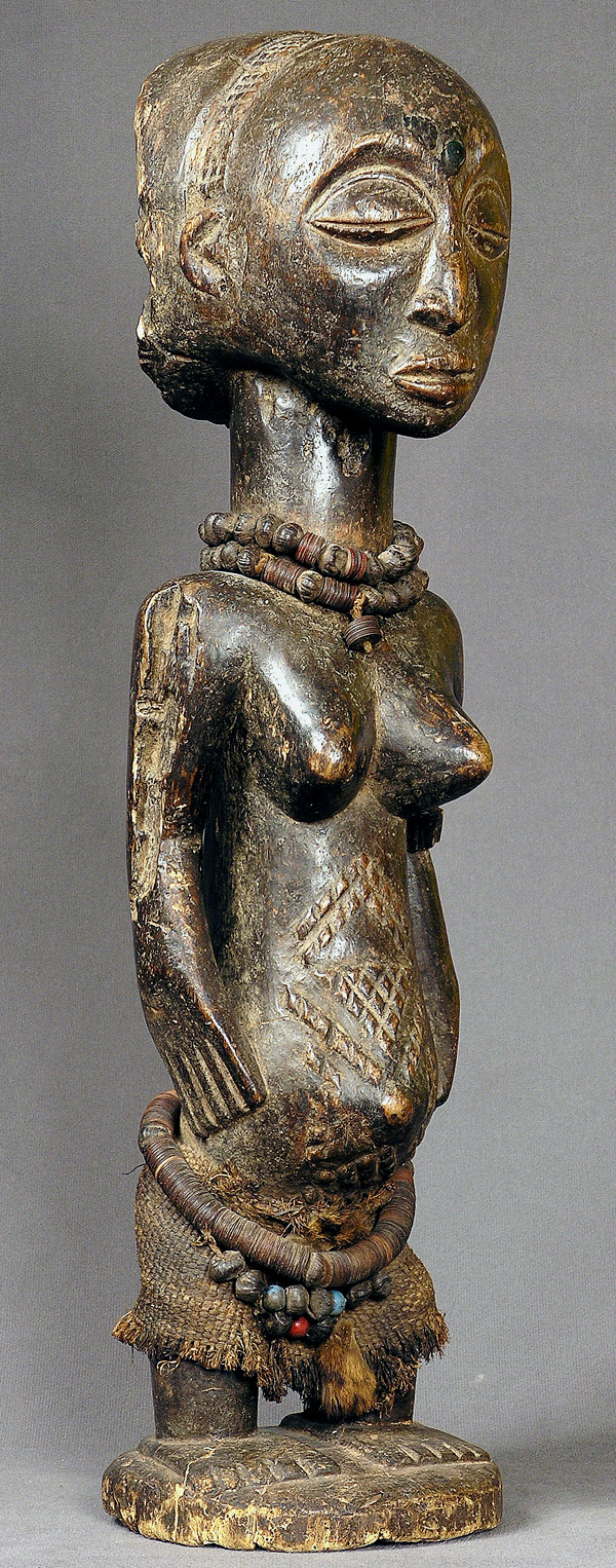HEMBA: figura di antenata "singiti". h cm 66,7