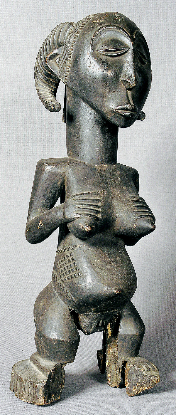 HEMBA: figura di antenata "singiti". h cm 59