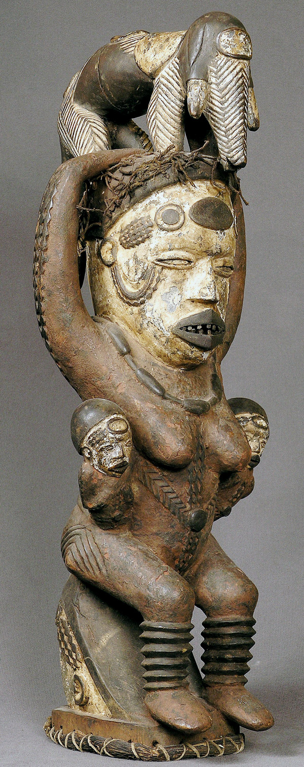 KUYU: copricapo da danza. h cm 58