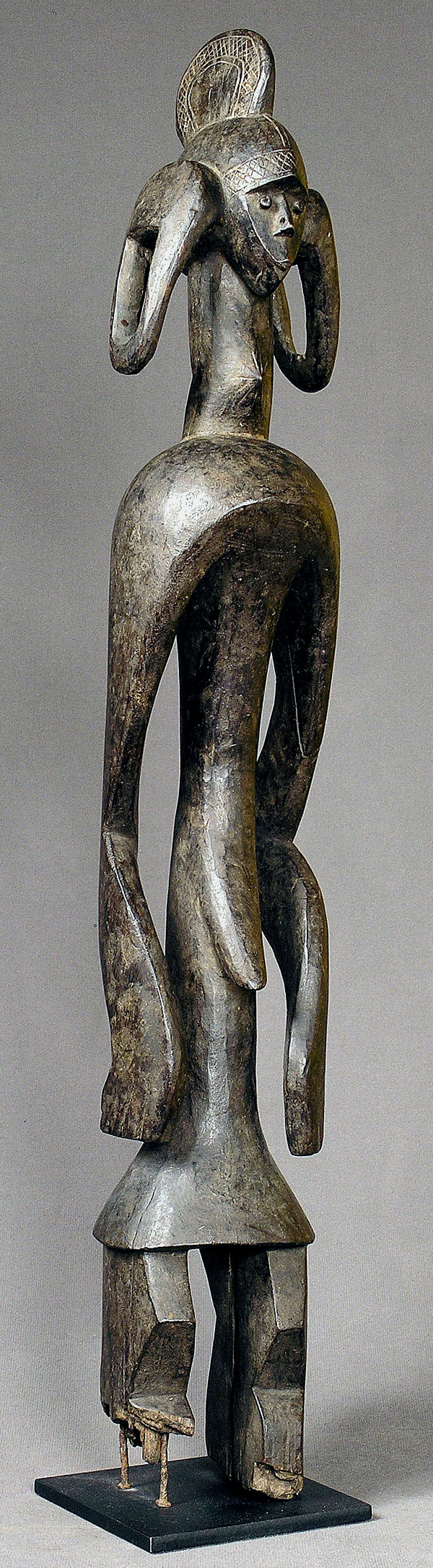 MUMUYE: figura di antenata "iagalagana". h cm 83,3