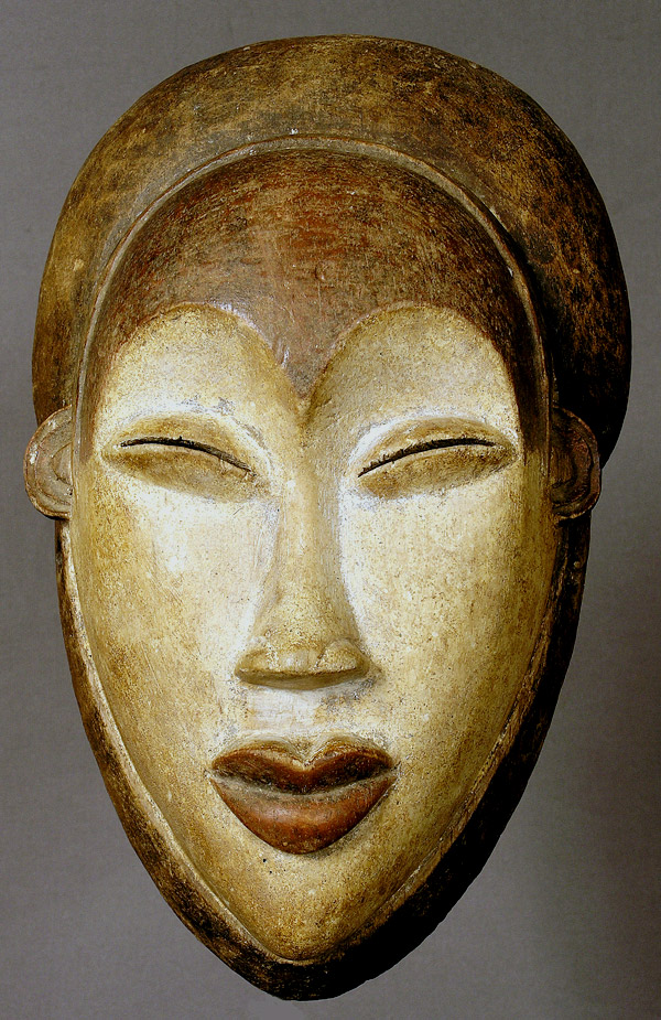 PUNU (vili): maschera. h cm 30,2