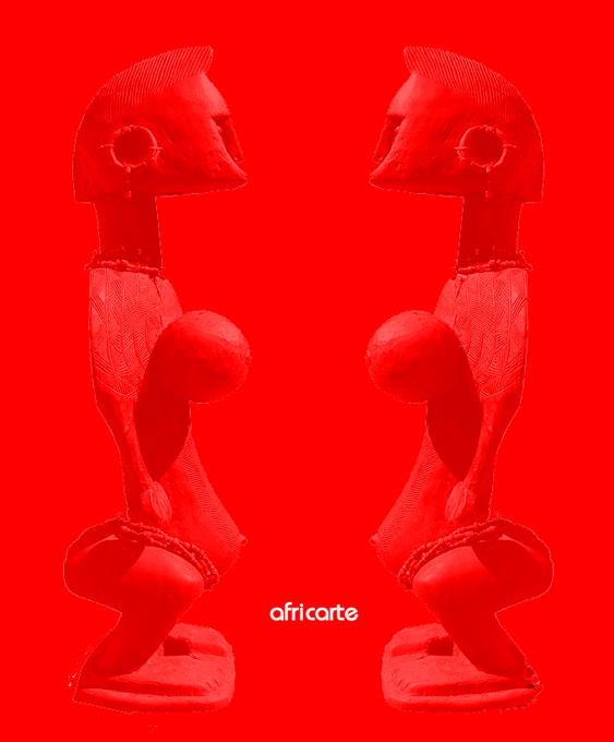 COPERTINA DEL CATALOGO DELLA MOSTRA AFRICARTE