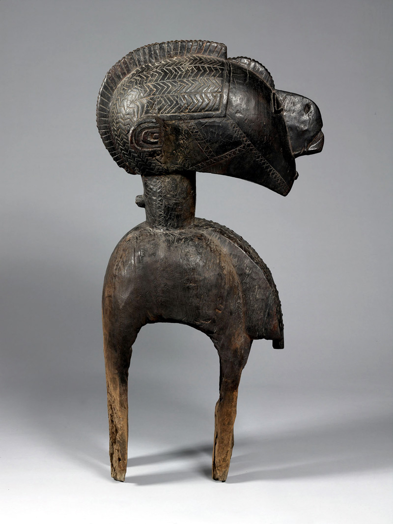Yoka Mask (Nimba); Guinea, Baga; Wood; Height: 138 cm