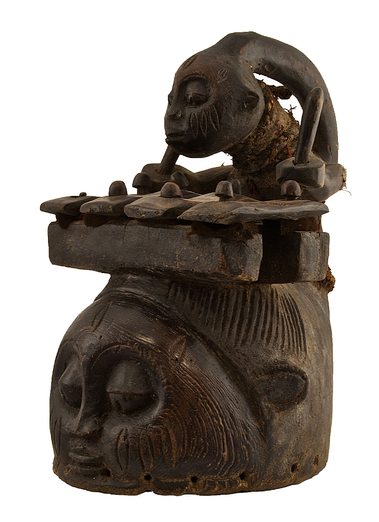 YORUBA - Nigeria - Maschera casco del rituale "Gelede"