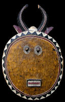 Maschera  " Kplé Kplé ", per la danza " Goli " - BAOULE' / WAN: Regione centrale della Costa D'Avorio