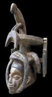 Maschera cimiero della società  "Gelede" -  NAGO / YORUBA:  Nigeria - Benin - Togo (Regione dell'antico regno di "KETU")
