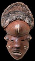 Maschera facciale  " Mbuya " - Pende : Regione del Kwilu, D.R. Congo