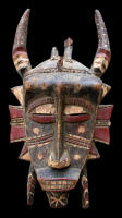 Maschera facciale  " Kpelie " - SENUFO: Costa D'Avorio / Mali