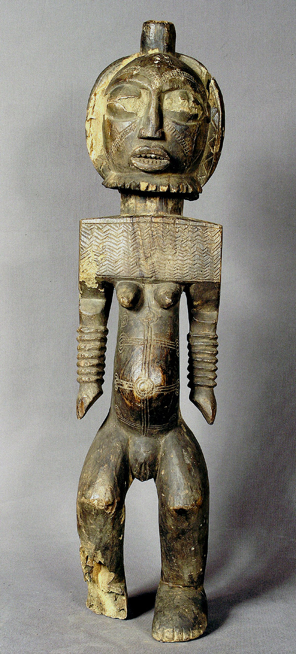 BUYU: figura di antenata reale. h cm 90,5