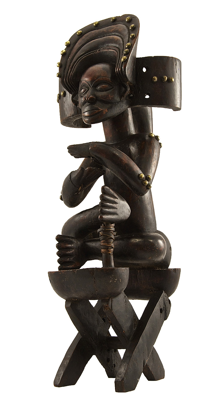 CHOKWE - Angola / Repubblica Democratica del Congo (ex Zaire) - Statua di un personaggio nobile