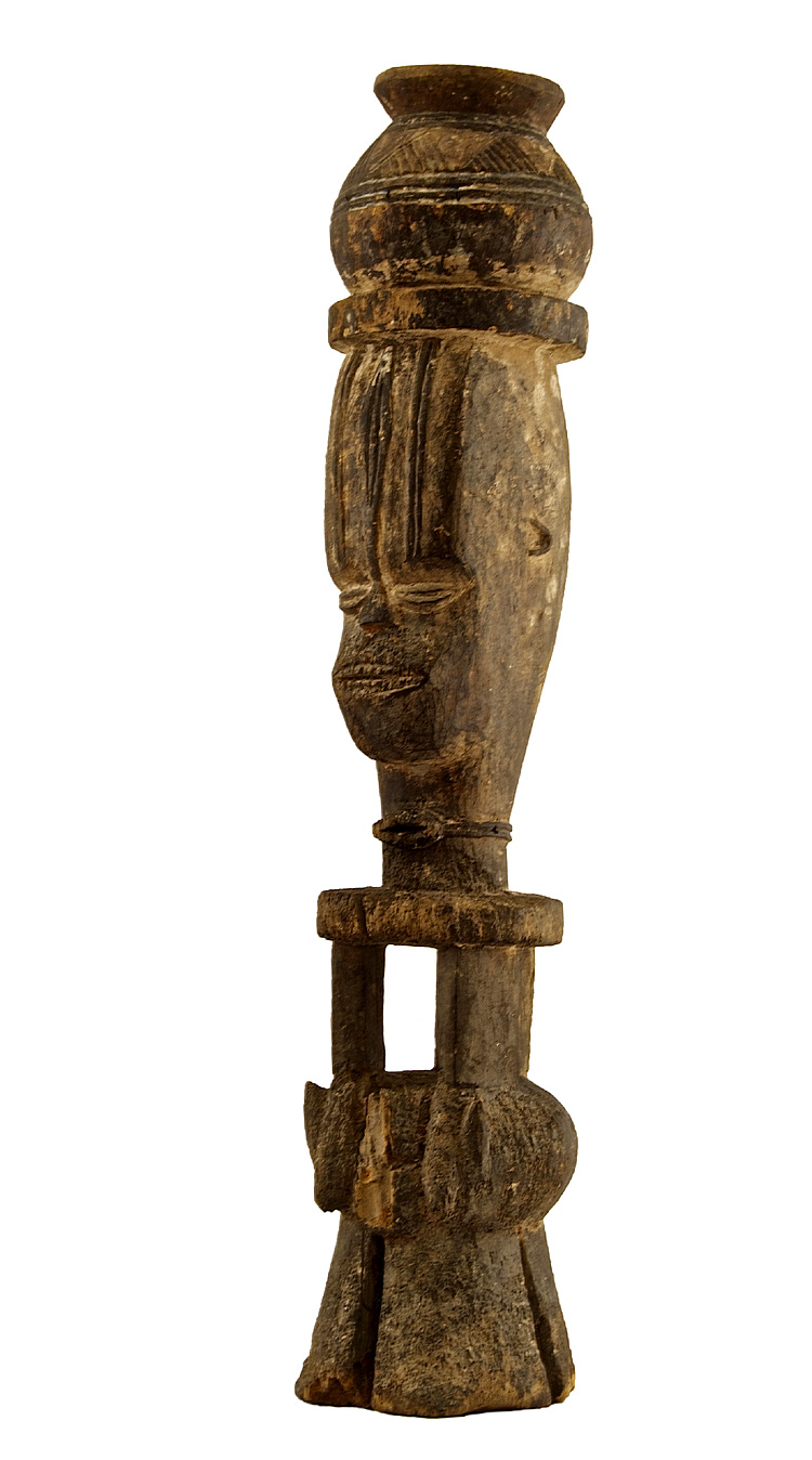 URHOBO - Nigeria del Sud - Delta del Niger - Statua rituale "Edjo"