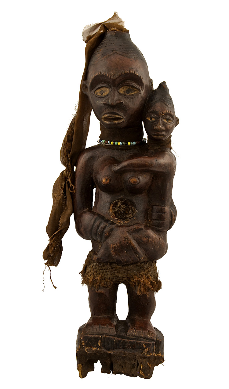 YOMBE o VILI - Repubblica Democratica del Congo (ex Zaire) - Statua rituale maternità "Pfemba"